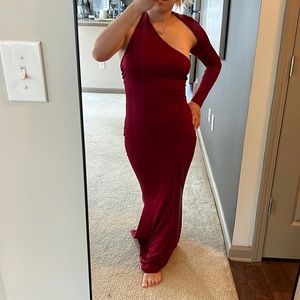 Maroon Dress